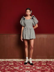 Thelma Check Mini Dress