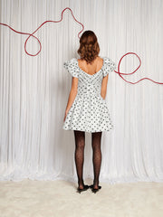 Raven Spot Mini Dress