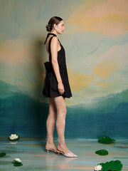 Lyrical Bow Mini Dress