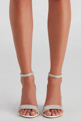 Pop Of Sparkle Rhinestone Heels