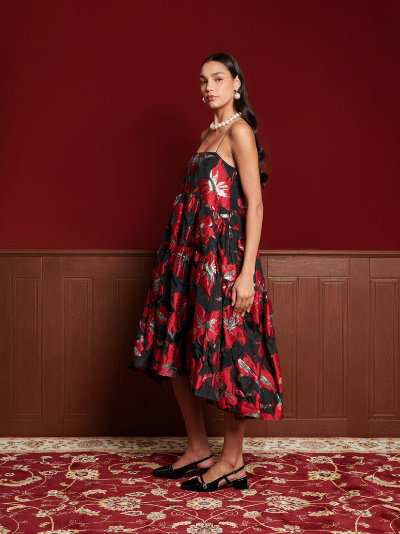 Budapest Jacquard Cami Dress