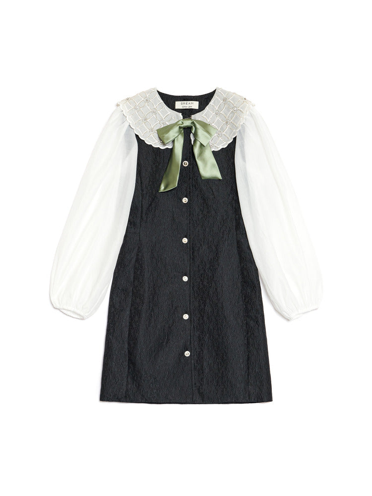 Dusk Jacquard Mini Dress