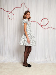 Raven Spot Mini Dress