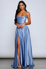 Marixa Formal Lace-Up A-Line Dress