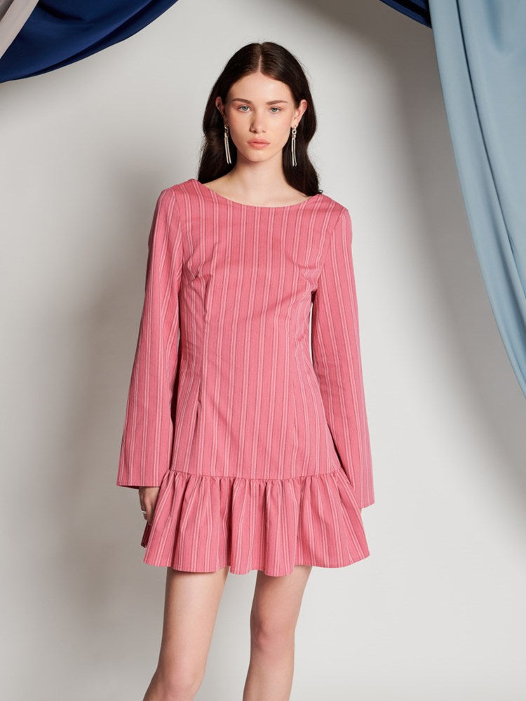 Darling Jacquard Mini Dress
